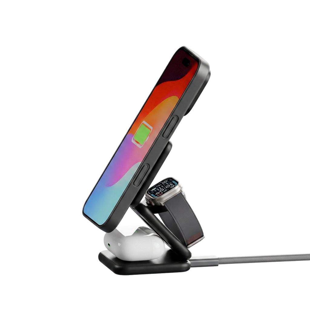 Qi2 3-in-1 Charging Stand