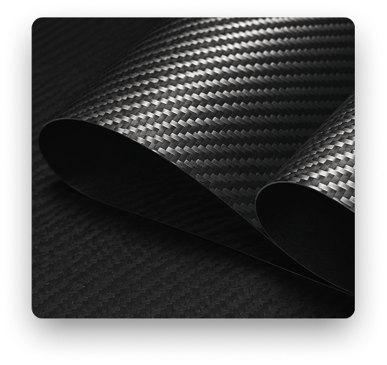 Macro of the woven aramid fiber texture on the Peel Stealth case